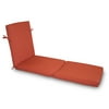 Outdoor Chaise Cushion, Orange