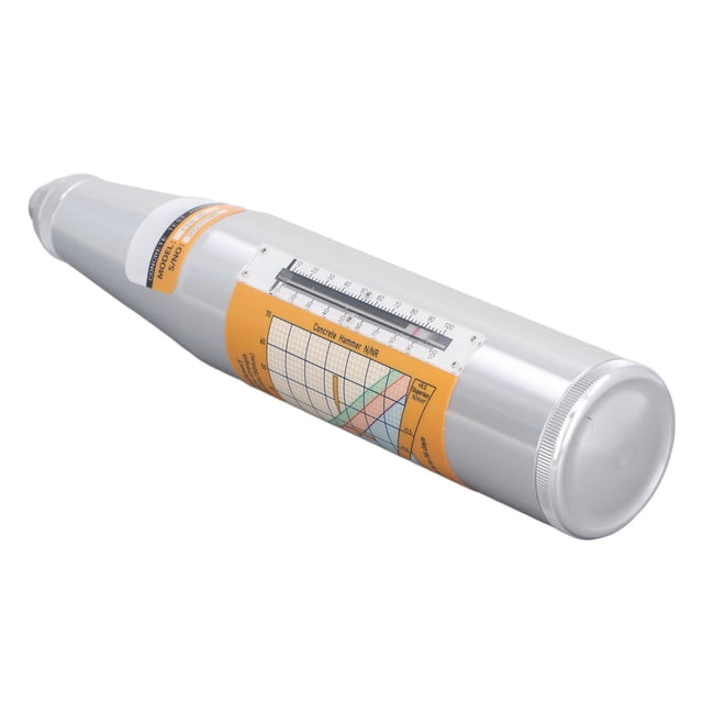 Concrete Rebound Hammer Tester, Concrete Rebound Test Hammer Resiliometer Mechanical Fall Reasistant High Elasticity Clear Index for Roads Bridges