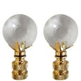 thumbnail image 1 of Royal Designs, Inc. Sun Cut Round Large Lamp Finial, F-2020L-PB-2, Polished Brass, Pack of 2, 1 of 6