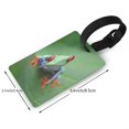 thumbnail image 2 of Sikiie Red-Eyed Tree Frog-1 Luggage Tags Privacy Cover ID Label Suitcase Tags Identifiers For School Bags,Suitcases, 2 of 7