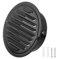 thumbnail image 1 of Cubierta de Ventilación Redonda Uxcell de 6", Rejilla de Acero Inoxidable 304 para Ductos de Ventilación, Negra, 1 of 6