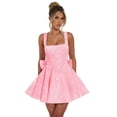 thumbnail image 1 of Vestido de bienvenida Dessiny Sequin Aline Light Pink 2025 para mujer, 1 of 6