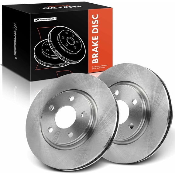 A-Premium 11.7 inch (297mm) Front Vented Disc Brake Rotors Compatible with Select Buick, Chevrolet, Pontiac, Saturn Model - LaCrosse/Allure/Terraza/Uplander/Montana/Grand Prix/Relay
