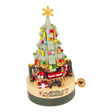 Lipstore Christmas Building Blocks Birthday Toy Decorations New Year Gifts Building Block Gingerbread House
