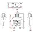 thumbnail image 4 of Interruptor automático KQEC Serie 88 12 A 125/250 VCA con reinicio por pulsador, 4 of 6