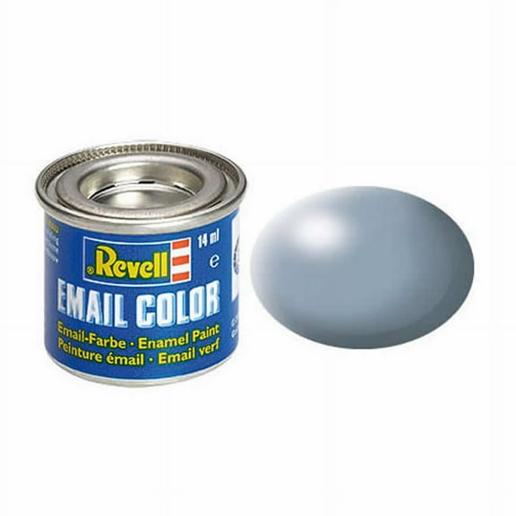 Grey Silk Enamel Paint 14ml (.47oz) Tinlet Revell