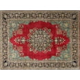 thumbnail image 1 of Ahgly Company Indoor Rectangle Traditional Saffron Red Medallion Area Rugs, 8' x 10', 1 of 6