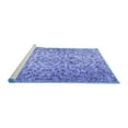 thumbnail image 2 of Ahgly Company Machine Washable Indoor Rectangle Persian Blue Traditional Area Rugs, 2' x 3', 2 of 4