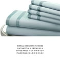 thumbnail image 3 of Lille 6 Piece Full Size Sheet Set with Double Satin Band The Urban Port, Blue, 3 of 3