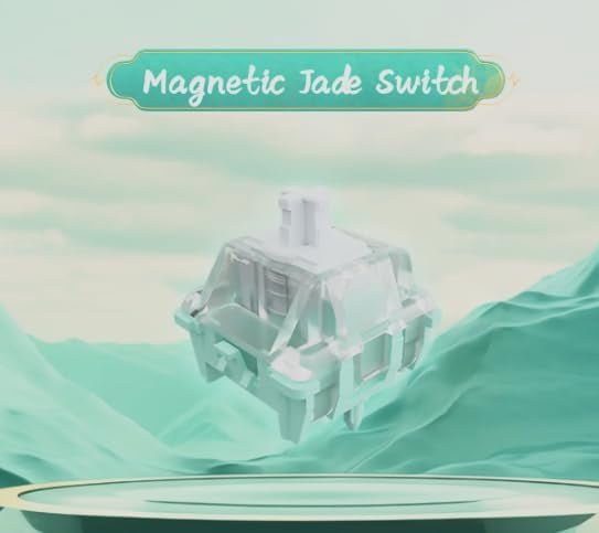 Gateron Magnetic Jade HE Linear Switch For Custom Mechanical Keyboards (70 Switches)