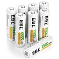 thumbnail image 2 of Paquete de 8 baterías recargables AA 2800mAh EBL, 2 of 2