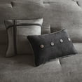 thumbnail image 6 of Madison Park Boone 7-Piece Polyester Microsuede Comforter Set in Gray, 6 of 12