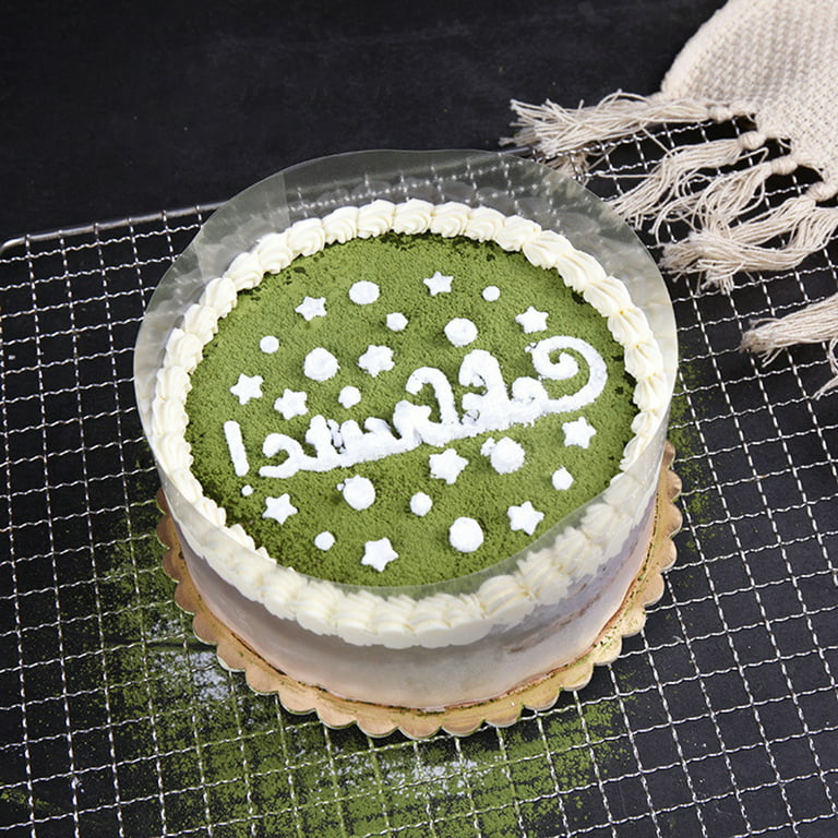 6/8cm Acetate Cake Collar Transparent Cake Roll DIY Acetate Sheet Cake  Plastic Wrap Clear Cake Strips for Mousse Baking Decorate