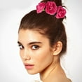 thumbnail image 6 of Practical Hairband Soft and Comfortable Flower Elastic Scrunchies for Daily Wear, 6 of 21