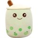 thumbnail image 1 of Lindo juguete de peluche Boba para hacer té, almohada de felpa con leche, taza de té, almohada de peluche, juguete de peluche suave Kawaii para abrazar, regalo para niños (verde, 13.7 pulgadas), 1 of 5