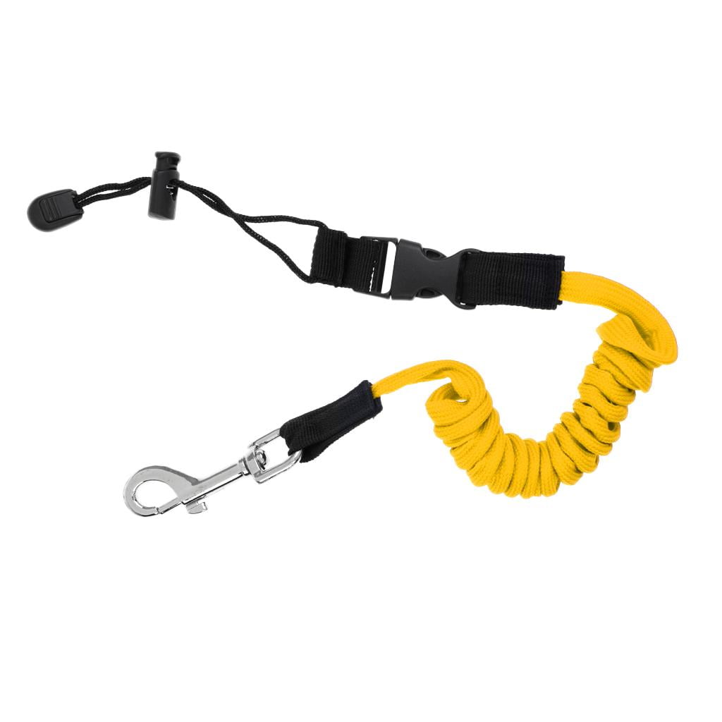 harayaa Kayak Dinghy Canoe Seat Pad with Kayaking Coiled Stretch Leash for Skimboarding