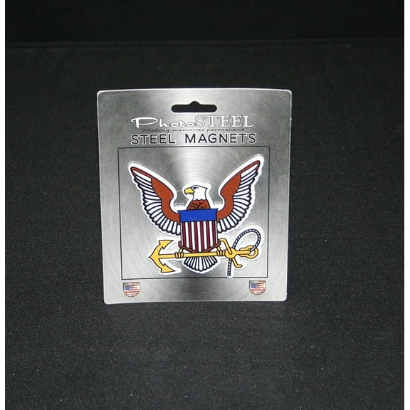 US Navy Eagle Magnet Decal Emblem - MADE IN THE USA! : 4" x 4"