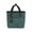 Green, variant on Portable Bento Bag Thickened Aluminum Foil Student Lunch Bag Fashion Insulated Lunch Box Bag Colour Blocking,Blue