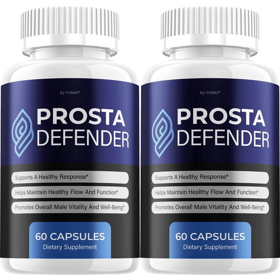 ProstaDefender Supplement for Men – Prosta Defender Advanced Formula Supplements for Male Health Supplement, Reviews, 2 Pack, 120 Capsules