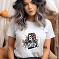 thumbnail image 3 of Spooky Girl Summer Skeleton Halloween T-Shirt, CarolinaBlue, Size 3XL, 3 of 6