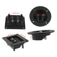 EXCIXING 2 Way Speaker Box Terminal Cup Connector Round/Square Speaker
