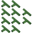 thumbnail image 1 of 10pcs Greenhouse Frame Connectors, Plant Connectors Gardening Frame Building Connectors 16mm Plastic 3 Way Cross Green ZefeiWu 1327534254860, 1 of 1