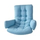 thumbnail image 2 of Cojín para silla columpio estilo bohemio, cojín para asiento de columpio de jardín, cojín para silla huevo, cojín colgante para exterior Azul, 2 of 8