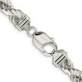 thumbnail image 3 of Sterling Silver 8mm Diamond-Cut Rope Chain (22 X 8) Made In Italy qdc170-22, 3 of 5