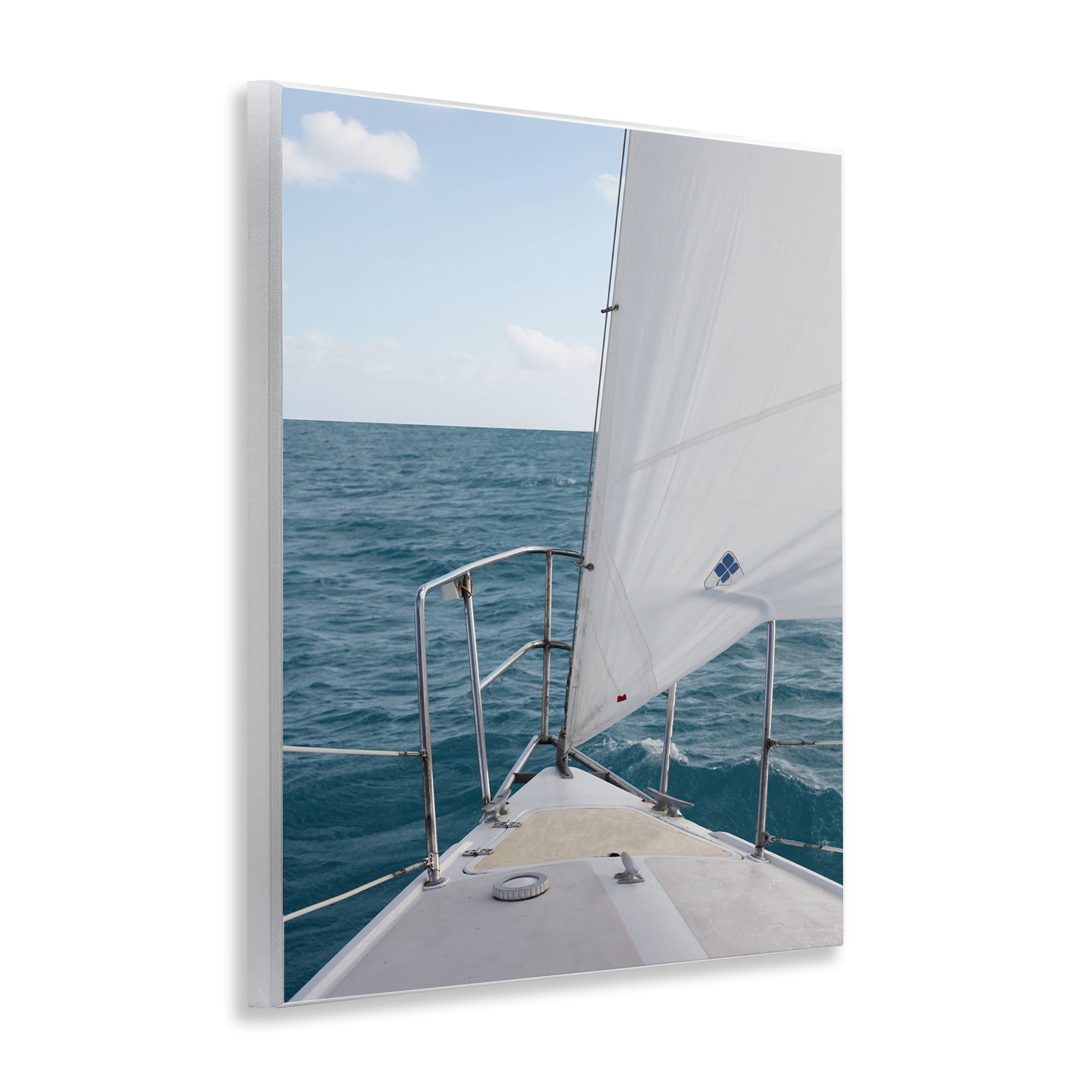 Stupell Industries Ship Bow View Nautical & Beach Photography Unframed Art Print Wall Art, 11 x 14