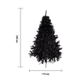 thumbnail image 3 of Árbol De Navidad La Merced Pino Ramas Montables Negras Altura 2.40 m Artificial Plástico Resistente, 3 of 4