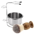 thumbnail image 1 of 3x Brocha de Afeitar Soporte Utensilos de Belleza para Muchachos Duradero, 1 of 9