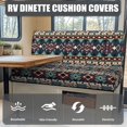 thumbnail image 4 of Uorisanigo RV Dinette Cushion Covers, Elastic Ethnic Aztec Print RV Sofa Seat Slipcovers Camper Cushions Slipcover Washable Loveseat Sofa Chair Cover Furniture Protection for RVs Camper Car Bench, 4 of 7