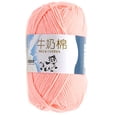 thumbnail image 5 of Milk Sweet Soft Cotton Baby Knitting Wool Yarn Thick Yarn Fiber Velvet Yarn Hand Knitting Wool Crochet Yarn for DIY Sweater No.03, 5 of 9
