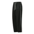thumbnail image 2 of Sweatpants for Men Wide Leg Pants Relaxed Fit Straight Cut Spring Fall Casual Sporty Streetwear Trousers Plus Size Black L, 2 of 5