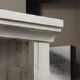thumbnail image 5 of Pemberly Row 3-Shelf Modern Engineered Wood Bookcase w/Hidden Storage in White, 5 of 12
