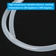 thumbnail image 4 of Tubería de silicona Uxcell 3/8" ID x 1/2" OD 1 rollo 3.28ft tubo flexible de silicona pura clara, 4 of 6