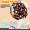thumbnail image 5 of Halloween Throw Blankets, Halloween Jack-O-Lantern Pumpkins Ghost Bat Cartoon Mouse Flannel Blanket Gifts, Soft Cozy Halloween Decorative Bed Throw Blankets 60x50 Inch, 5 of 6