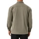 thumbnail image 3 of Chaqueta de trabajo INSPIRE CHIC para hombre, camisa de botón de manga larga, chaqueta de color sólido, XL, gris caqui, 3 of 6