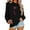 Black, variant on HOMBOM Womens Fall Sweatshirt Hoodless Pullover Crew Neck Long Sleeve Graphic Black Tops for Women Breast Cancer