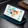 thumbnail image 6 of iPhone 8 Wallet Case, iPhone 7 Case,Shockproof Premium Leather Magnetic Flip Folio Stand Protective Cover For Apple iPhone 8/iPhone 7,Blue, 6 of 9