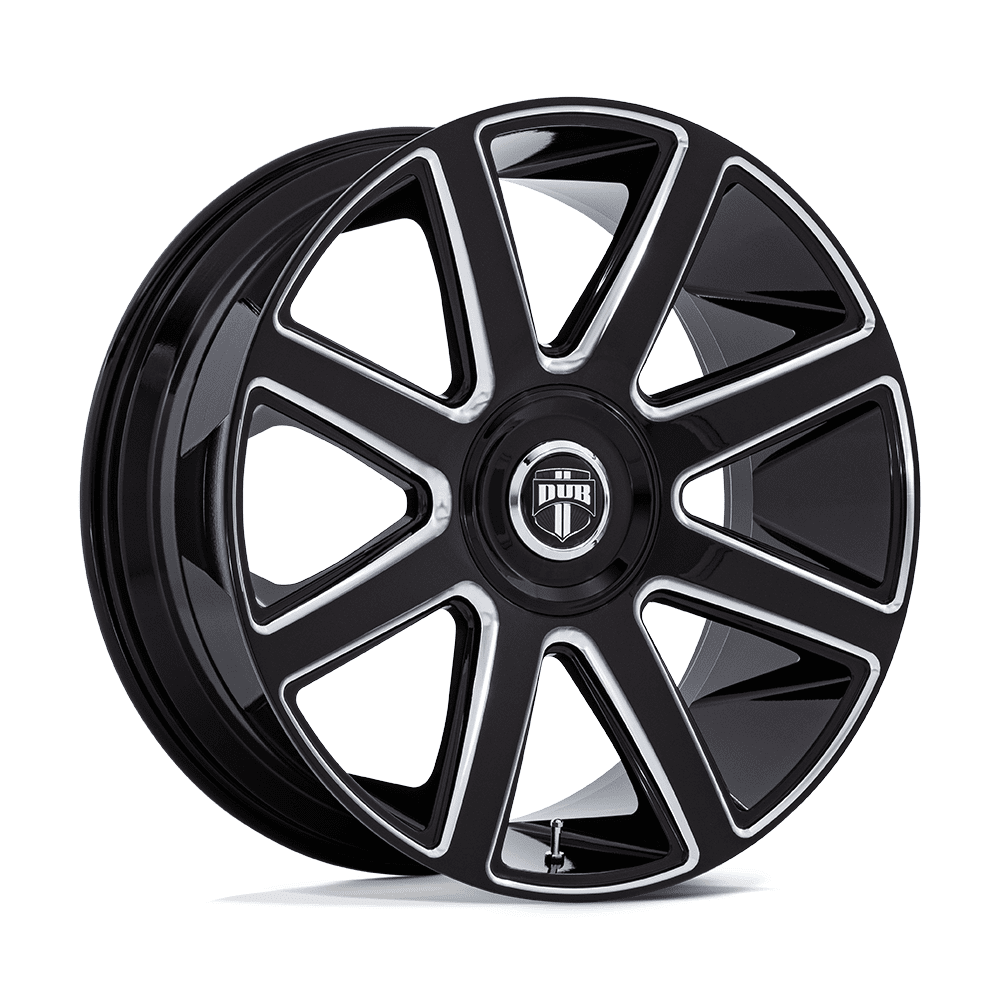 dub論 DUB 1PC Aluminum Rim S218 BALLER 24X10in Gloss Silver