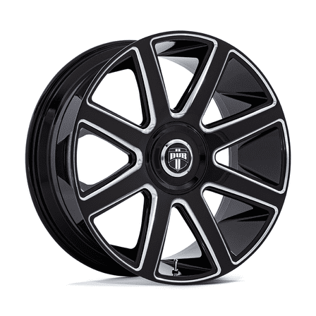 24x10 DUB DC273 Pull Gloss Black Milled Wheel 6x135/6x5.5 (30mm)