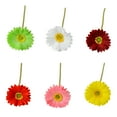 thumbnail image 6 of Realistic Artificial Gerbera Jamesonii with Stem - Faux Silk Flower for Home & Office Table Centerpiece, Floral Arrangement Decoration, 6 of 8