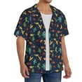 thumbnail image 4 of Haiem Shells and Seaweed Men's Casual Shirts Short Sleeve Button Down Shirts Fashion Textured Summer Beach Shirt-4X-Large, 4 of 7