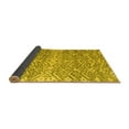 thumbnail image 2 of Ahgly Company Indoor Round Abstract Yellow Modern Area Rugs, 6' Round, 2 of 4