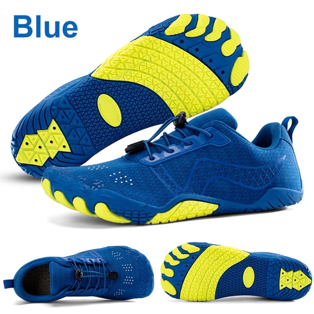 Zapatos Gruesos para Rastrear Ríos Likrtyny Antideslizantes Transpirables Secado Rápido Azul 46