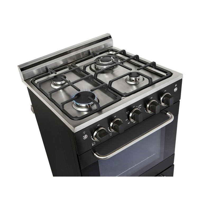 PRESTIGE BY UNIQUE Cuisinière électrique Prestige de 20 po 1,6 pi³ avec  four à convection par Unique