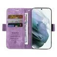 thumbnail image 2 of Nalacover Wallet Case with Wrist Hand Strap for Samsung Galaxy S24 Ultra Purse Case, Premium PU Leather Shockproof Flip Kickstand Cover with Card Slots Holder Case for Galaxy S24 Ultra, Purple, 2 of 9