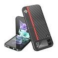 thumbnail image 2 of for Galaxy Z Flip 3 Luxury Case, Military-Grade Drop Protection, Carbon Fiber for Samsung Galaxy Z Flip 3 Shockproof Slim Thin Cover, Support Wireless Charging for Men & Women, Black, 2 of 13