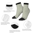 thumbnail image 5 of Naloa Leaves Ankle Socks for Women Non Slip Socks No Show Socks Classic Low Cut Casual Socks Casual Socks, 5 of 7